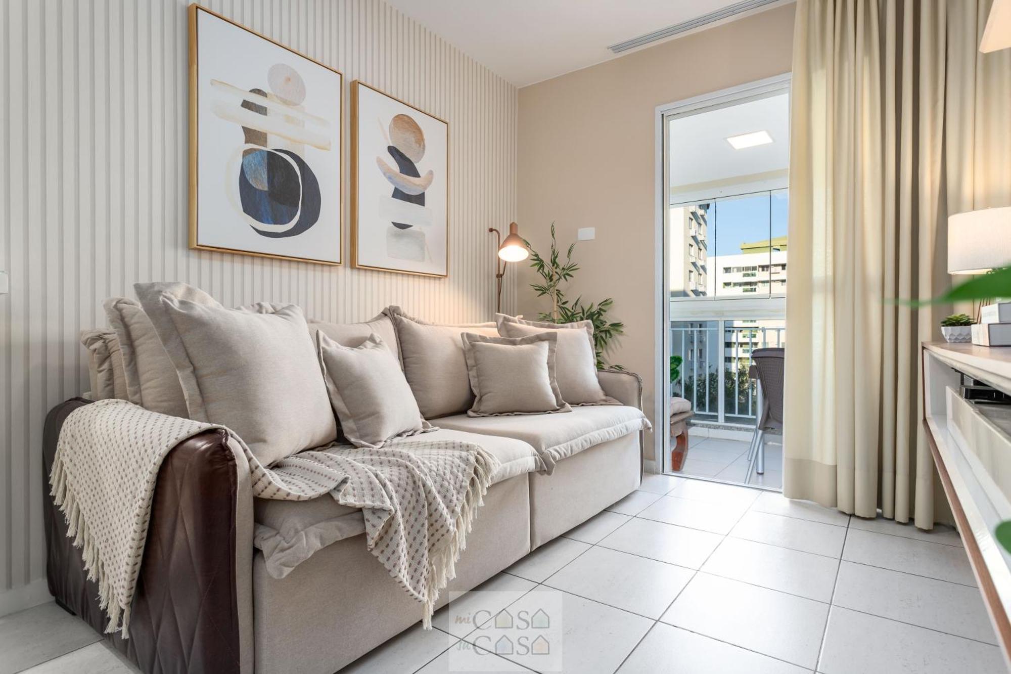 2 Quartos Com Varanda A 300M Riocentro Wi-Fi 120Mbps E Cozinha Completa - Condominio Com Piscina, Estacionamento, Portaria 24H E Parquinho Infantil - Apartamento Indicado Para Grupos, Hospedes A Trabalho E Criancas Rio de Janeiro Bilik gambar