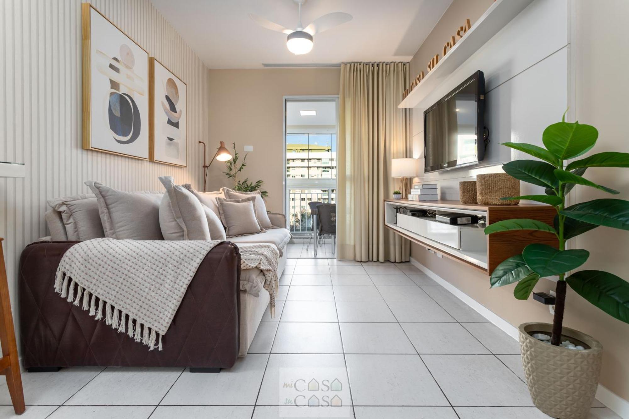 2 Quartos Com Varanda A 300M Riocentro Wi-Fi 120Mbps E Cozinha Completa - Condominio Com Piscina, Estacionamento, Portaria 24H E Parquinho Infantil - Apartamento Indicado Para Grupos, Hospedes A Trabalho E Criancas Rio de Janeiro Bilik gambar